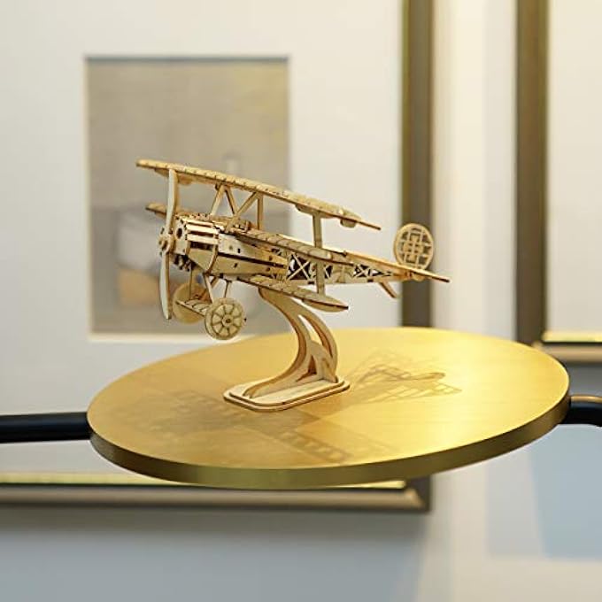 3D WOODEN MODEL KITS FOR ADULTS KIDS AIRPLANE WOODCRAFT CONSTRUCTION KIT 3D WOODEN PUZZLE DIY TOY GIFT - Image 2